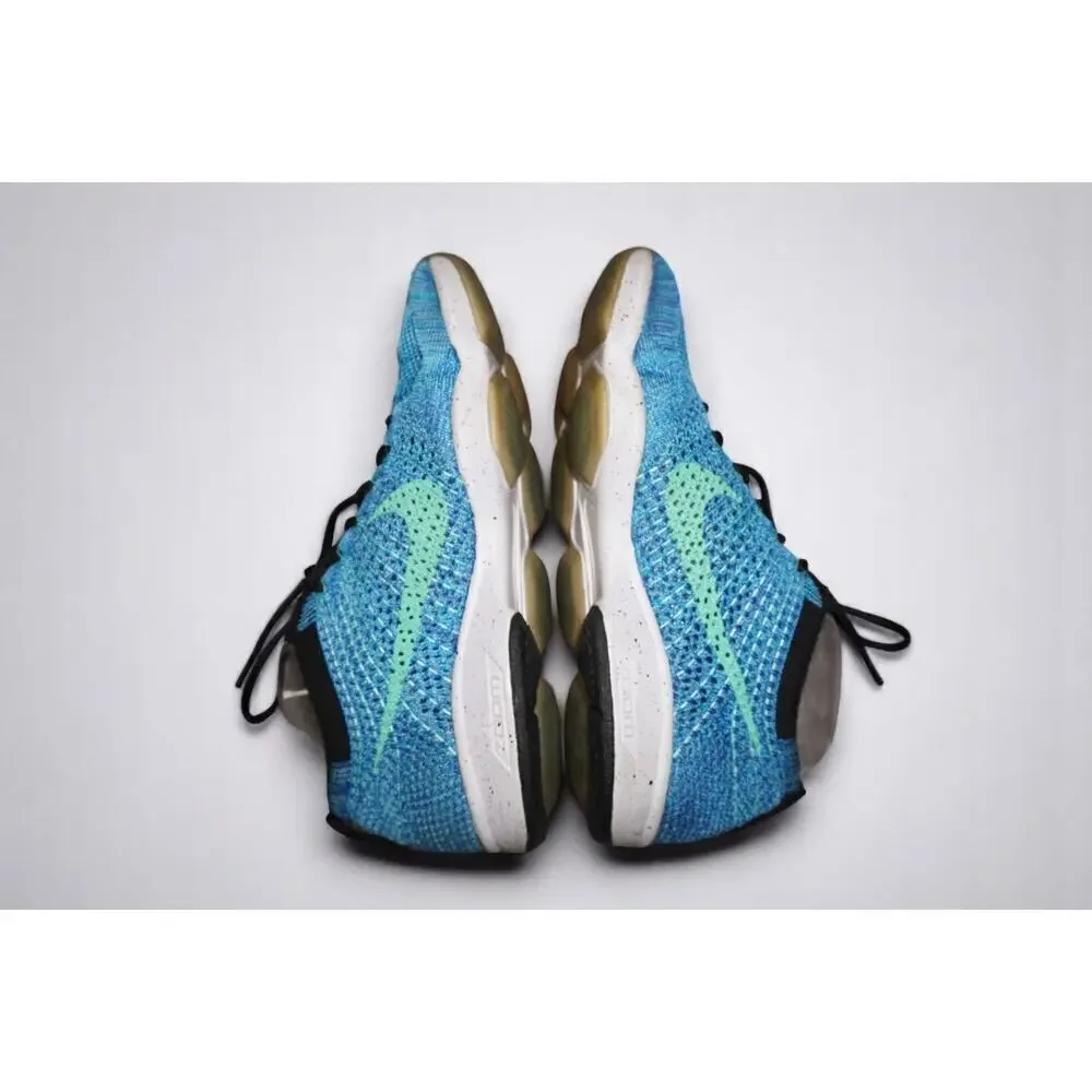 Nike Zoom Flyknit ZVEZDOCHET Men’s Size 9 Blue Green 698616-401 Running Training